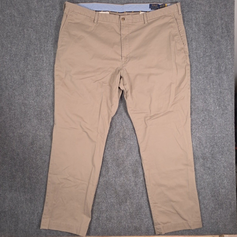 Polo Ralph Lauren Polo Chino Mens 45x32* Khaki Stretch Classic Fit Pants